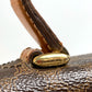 CELINE Business bag PVC / Leather Brown Macadam vintage unisex(Unisex) Used Authentic
