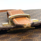 CELINE Business bag PVC / Leather Brown Macadam vintage unisex(Unisex) Used Authentic