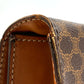 CELINE Business bag PVC / Leather Brown Macadam vintage unisex(Unisex) Used Authentic