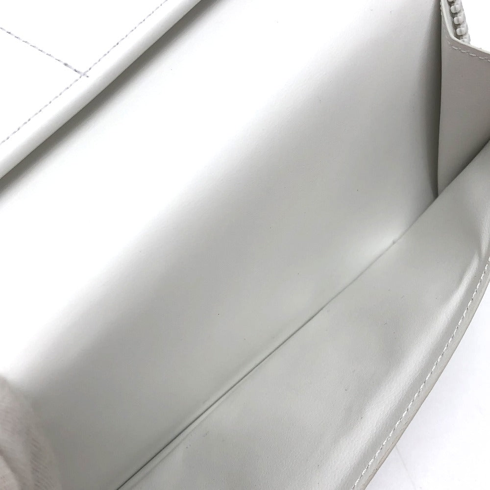 LOUIS VUITTON Long Wallet Purse M80337 Taurillon Clemence white Zippy Wallet Vertical Wallet mens Used Authentic