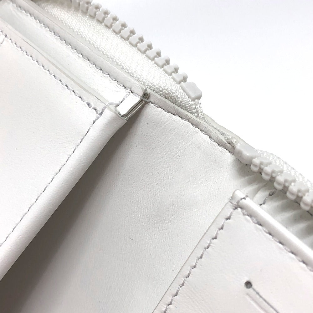 LOUIS VUITTON Long Wallet Purse M80337 Taurillon Clemence white Zippy Wallet Vertical Wallet mens Used Authentic