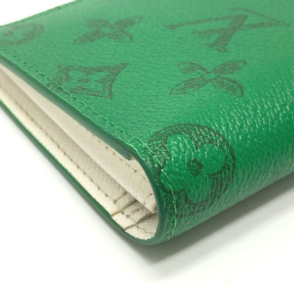 LOUIS VUITTON Long Wallet Purse M80801 Monogram canvas green Monogram Everyday LV Portefeuille Blaza mens Used Authentic