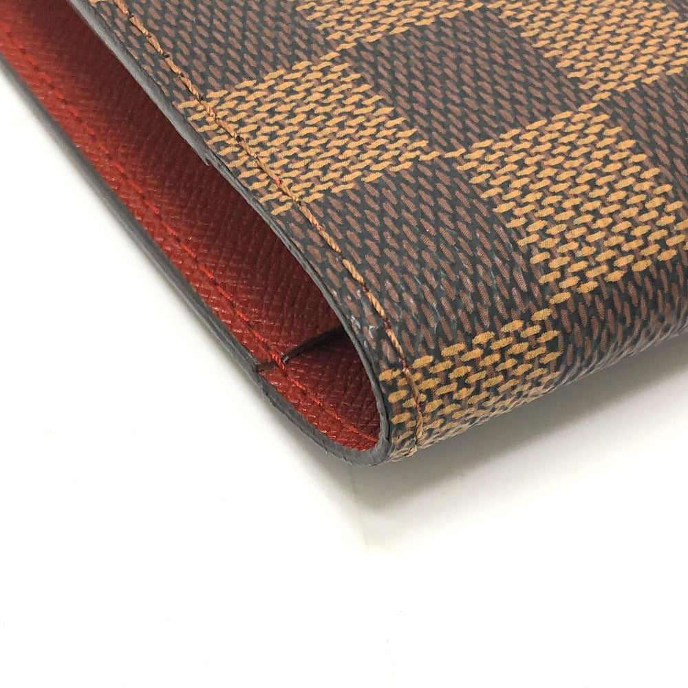 LOUIS VUITTON Shoulder Bag N62935  Damier canvas Brown Damier CD case DVD mens(Unisex) Used Authentic