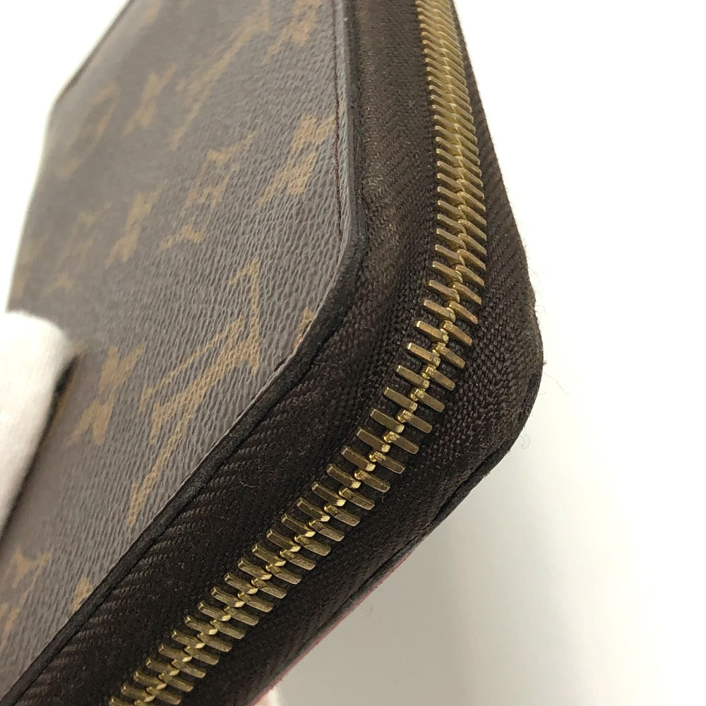 LOUIS VUITTON Long Wallet Purse M61364 Monogram canvas Brown Monogram zippy wallet totem Women Used Authentic