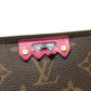 LOUIS VUITTON Long Wallet Purse M61364 Monogram canvas Brown Monogram zippy wallet totem Women Used Authentic