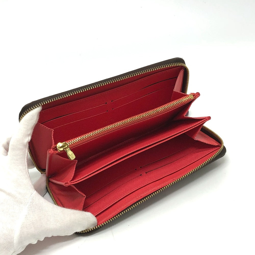 LOUIS VUITTON Long Wallet Purse M61364 Monogram canvas Brown Monogram zippy wallet totem Women Used Authentic