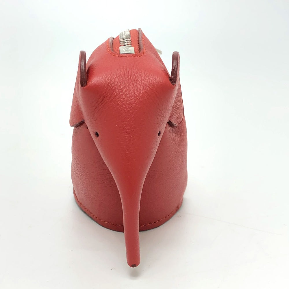 LOEWE Shoulder Bag leather pink animal collection mini Women Used Authentic