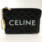CELINE Coin case 10C662CA2 PVC / Leather Brown Triomphe Women(Unisex) Used Authentic