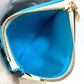 LOUIS VUITTON Trifold wallet M69176 leather white Portefeuille LV Pont Neuf Women Used Authentic