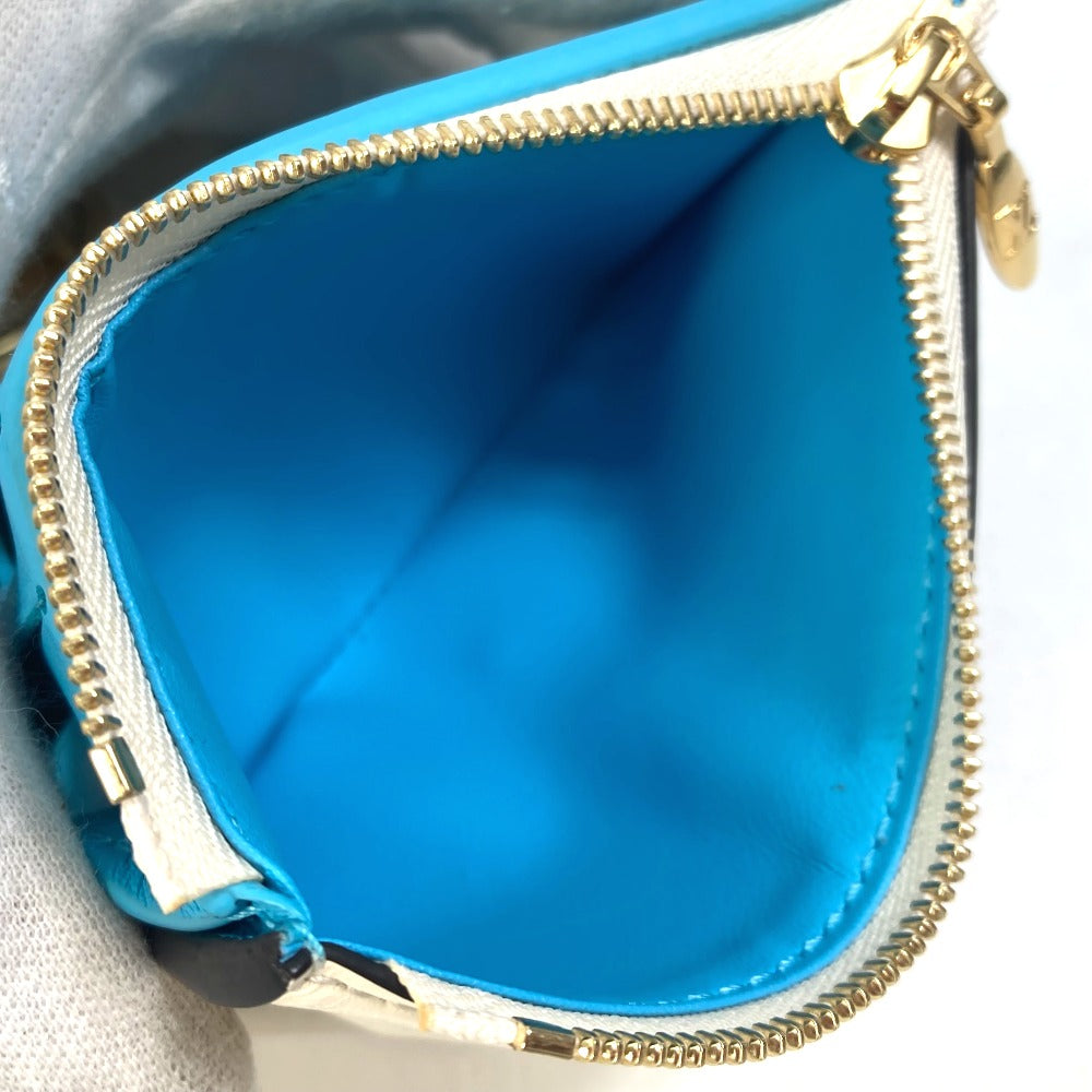 LOUIS VUITTON Trifold wallet M69176 leather white Portefeuille LV Pont Neuf Women Used Authentic