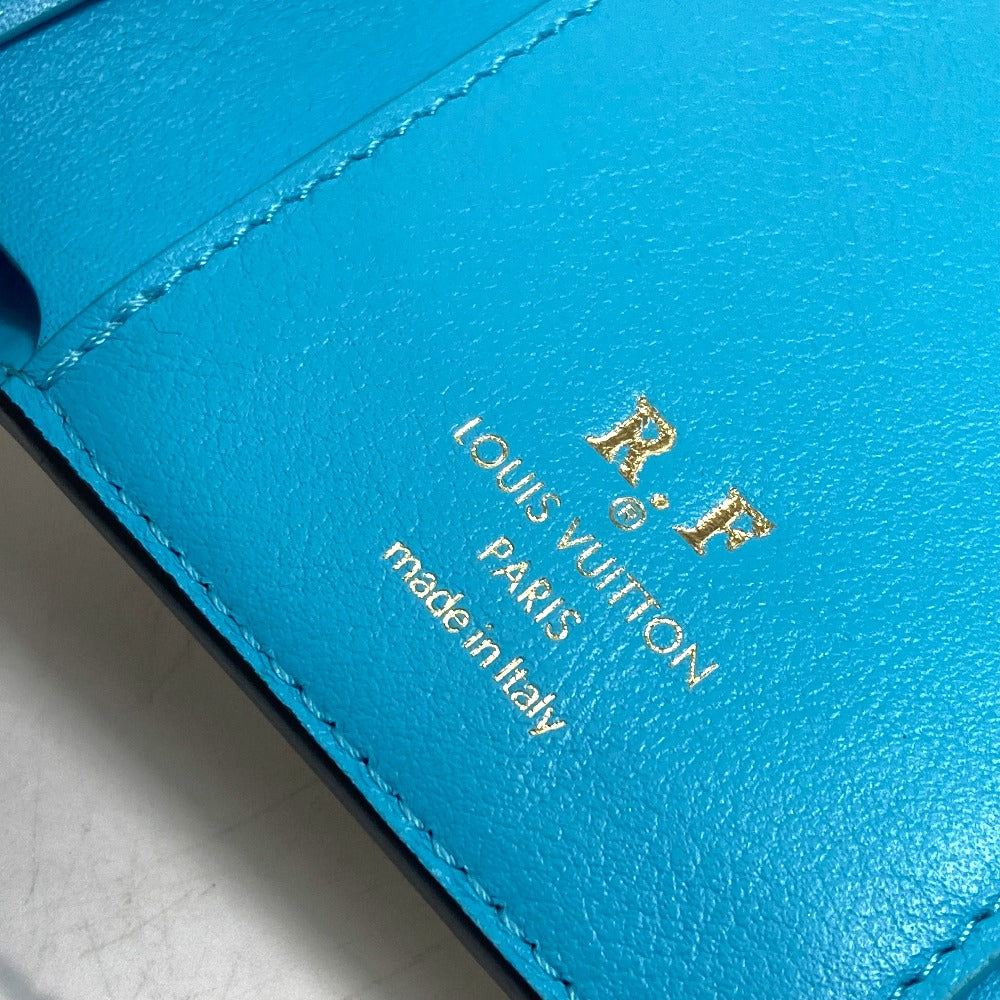 LOUIS VUITTON Trifold wallet M69176 leather white Portefeuille LV Pont Neuf Women Used Authentic