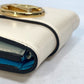 LOUIS VUITTON Trifold wallet M69176 leather white Portefeuille LV Pont Neuf Women Used Authentic