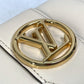 LOUIS VUITTON Trifold wallet M69176 leather white Portefeuille LV Pont Neuf Women Used Authentic