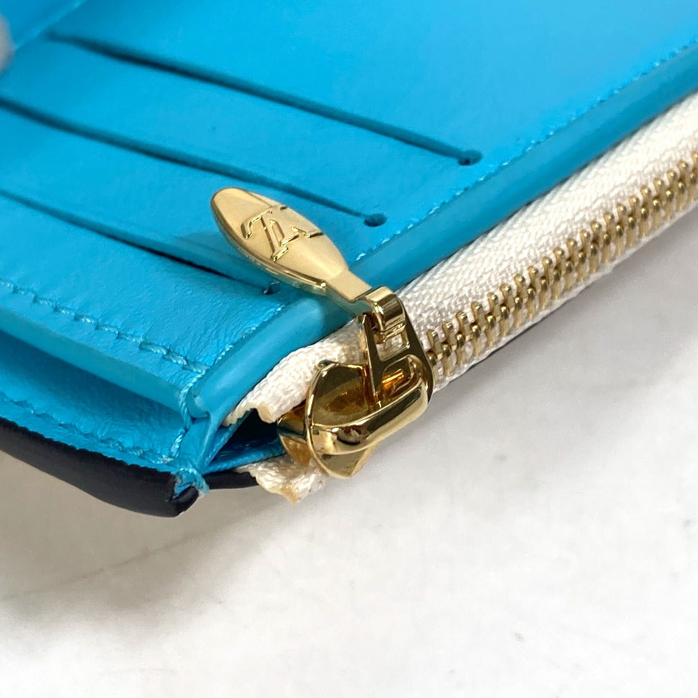 LOUIS VUITTON Trifold wallet M69176 leather white Portefeuille LV Pont Neuf Women Used Authentic