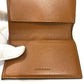 CELINE Trifold wallet PVC / Leather Brown Triomphe Small trifold Women Used Authentic
