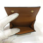 CELINE Trifold wallet PVC / Leather Brown Triomphe Small trifold Women Used Authentic