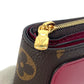LOUIS VUITTON Folded wallet M82377 Monogram canvas Brown Monogram Portefeuille Lou Women Used Authentic