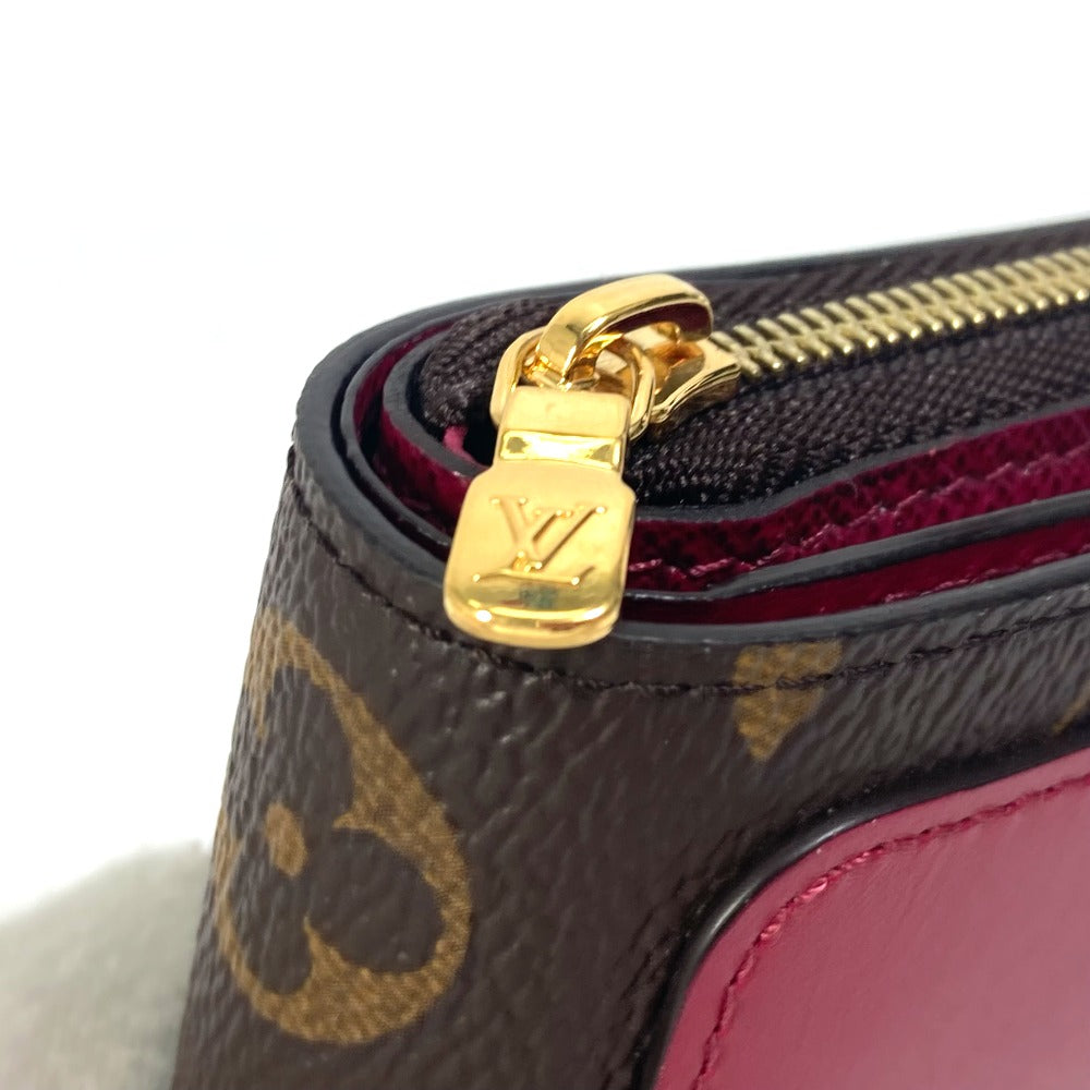 LOUIS VUITTON Folded wallet M82377 Monogram canvas Brown Monogram Portefeuille Lou Women Used Authentic