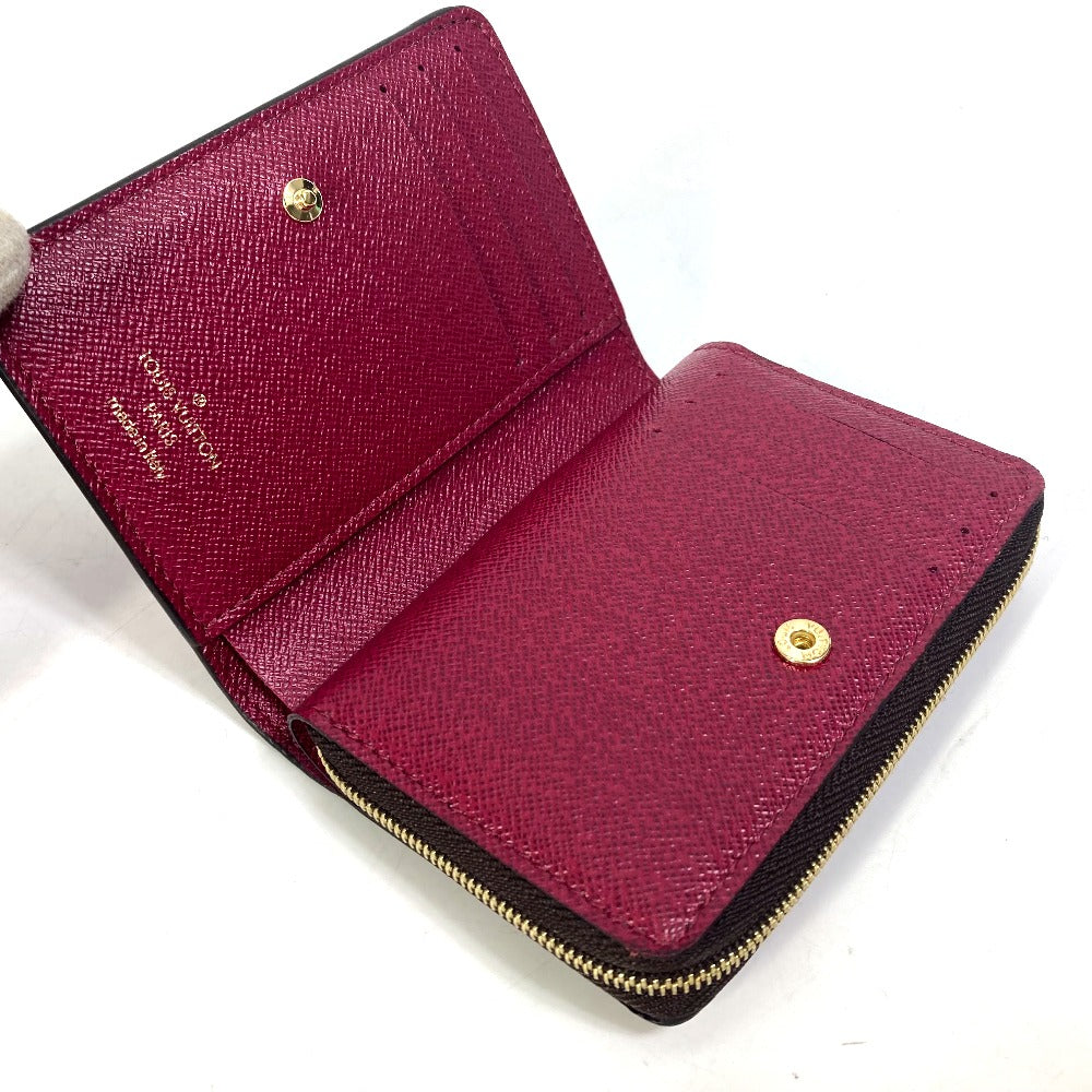 LOUIS VUITTON Folded wallet M82377 Monogram canvas Brown Monogram Portefeuille Lou Women Used Authentic