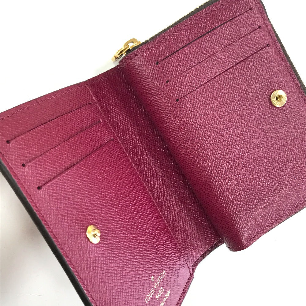 LOUIS VUITTON Folded wallet M82377 Monogram canvas Brown Monogram Portefeuille Lou Women Used Authentic