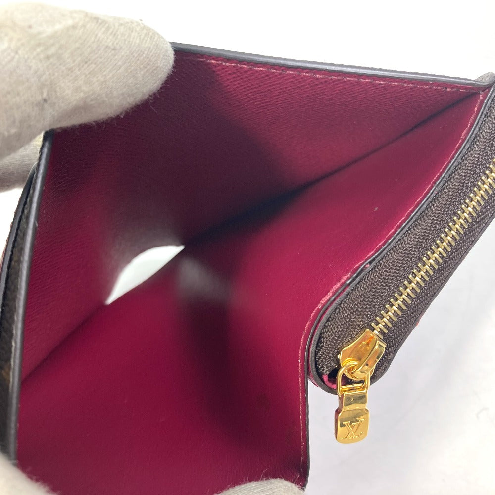 LOUIS VUITTON Folded wallet M82377 Monogram canvas Brown Monogram Portefeuille Lou Women Used Authentic