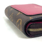 LOUIS VUITTON Folded wallet M82377 Monogram canvas Brown Monogram Portefeuille Lou Women Used Authentic