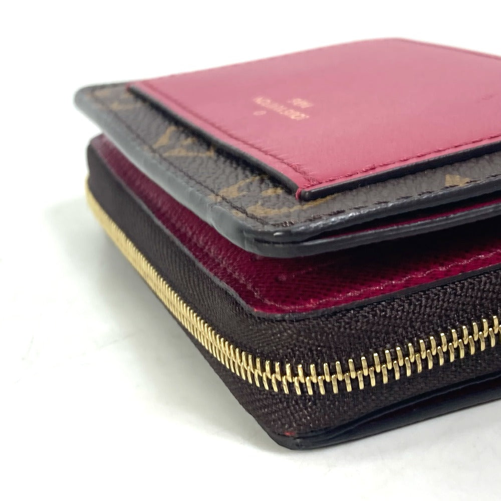 LOUIS VUITTON Folded wallet M82377 Monogram canvas Brown Monogram Portefeuille Lou Women Used Authentic