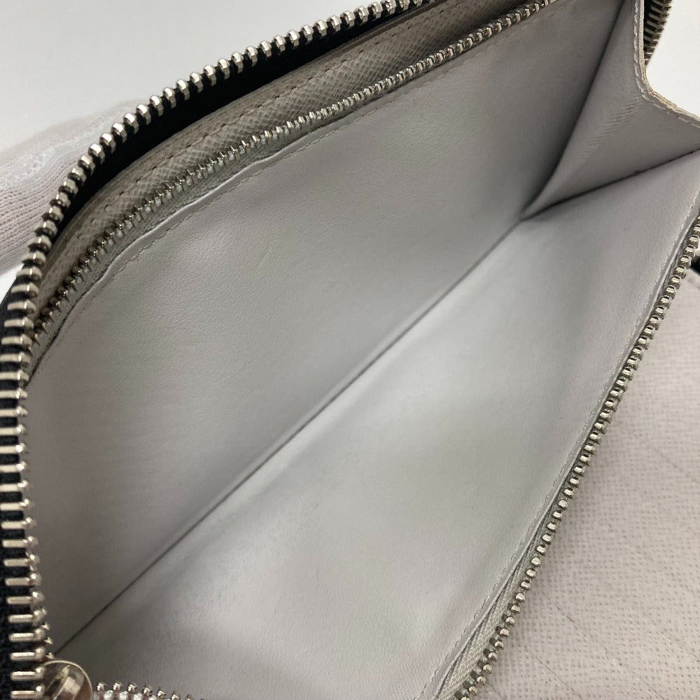 LOUIS VUITTON Long Wallet Purse M30446 canvas / taigarama white Taigarama long wallet Zippy Wallet Vertical mens Used Authentic