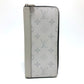 LOUIS VUITTON Long Wallet Purse M30446 canvas / taigarama white Taigarama long wallet Zippy Wallet Vertical mens Used Authentic
