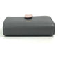 CELINE Trifold wallet 10H263BRU.10GV leather Gray x pink By color Small strap wallet Women Used Authentic