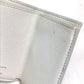 LOUIS VUITTON Trifold wallet M68482 leather white Portefeuille lock mini Women Used Authentic