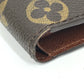 LOUIS VUITTON Folded wallet M61675 Monogram canvas Brown Monogram Portefeuille Marco mens Used Authentic