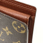 LOUIS VUITTON Folded wallet M61675 Monogram canvas Brown Monogram Portefeuille Marco mens Used Authentic