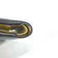 FENDI Folded wallet 7M0001 leather Black x yellow logo mens Used Authentic