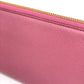 PRADA Long Wallet Purse 1ML506 saffiano leather pink logo Saffiano Shine Women Used Authentic
