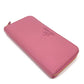 PRADA Long Wallet Purse 1ML506 saffiano leather pink logo Saffiano Shine Women Used Authentic