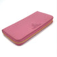 PRADA Long Wallet Purse 1ML506 saffiano leather pink logo Saffiano Shine Women Used Authentic