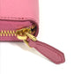 PRADA Long Wallet Purse 1ML506 saffiano leather pink logo Saffiano Shine Women Used Authentic