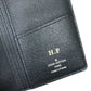 LOUIS VUITTON Long Wallet Purse M30502 Taiga Leather Dark Navy type Taiga Portefeuille Braza mens Used Authentic