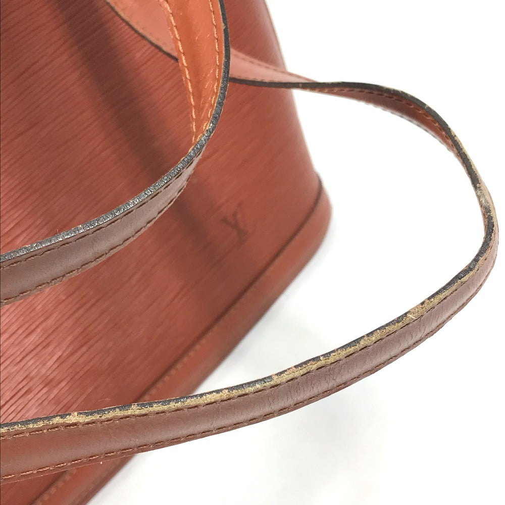 LOUIS VUITTON Shoulder Bag M52283 Epi Leather Brown Epi Ryu Sac Women Secondhand Authentic