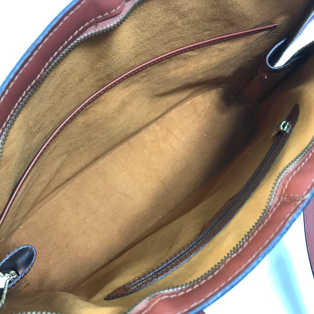LOUIS VUITTON Shoulder Bag M52283 Epi Leather Brown Epi Ryu Sac Women Secondhand Authentic