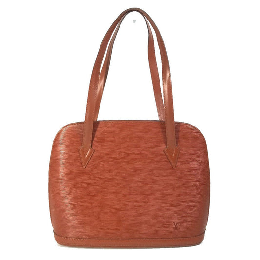 LOUIS VUITTON Shoulder Bag M52283 Epi Leather Brown Epi Ryu Sac Women Secondhand Authentic