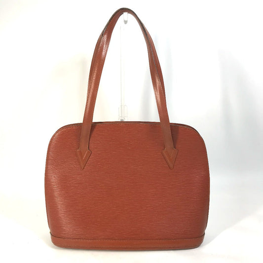 LOUIS VUITTON Shoulder Bag M52283 Epi Leather Brown Epi Ryu Sac Women Secondhand Authentic