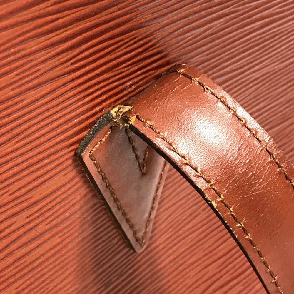 LOUIS VUITTON Shoulder Bag M52283 Epi Leather Brown Epi Ryu Sac Women Secondhand Authentic
