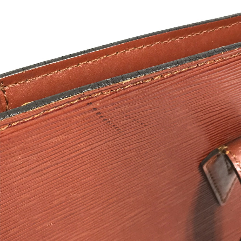 LOUIS VUITTON Shoulder Bag M52283 Epi Leather Brown Epi Ryu Sac Women Secondhand Authentic