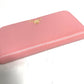 PRADA Long Wallet Purse leather pink logo Long wallet Women Used Authentic