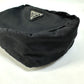 PRADA Pouch NM340X Nylon black Triangle logo plate Women Used Authentic