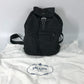 PRADA Backpack 1BZ032 Nylon / leather black With logo Triangle logo plate Women Secondhand Authentic