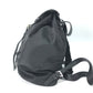 PRADA Backpack 1BZ032 Nylon / leather black With logo Triangle logo plate Women Secondhand Authentic