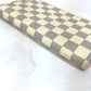 LOUIS VUITTON Long Wallet Purse N63503 Damier Azur Canvas white Damier Azur Zippy wallet Women Used Authentic